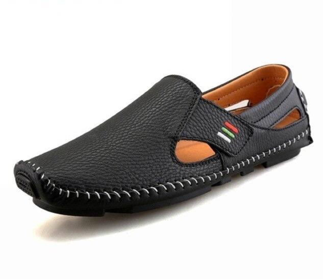 Peas shoes lazy leather shoes