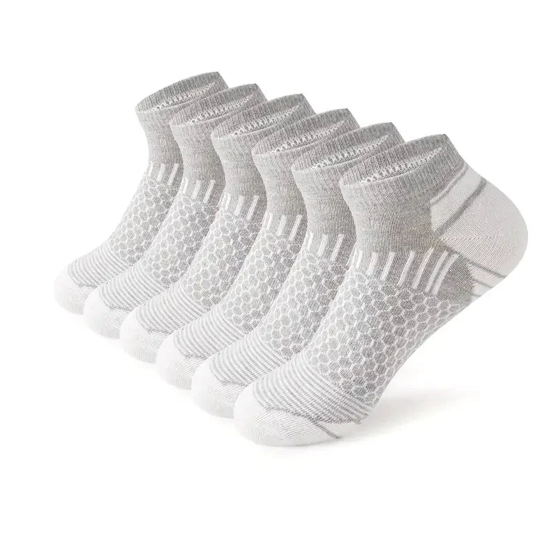 6 Pairs Men Moisture-Wicking Breathable, Sports Socks
