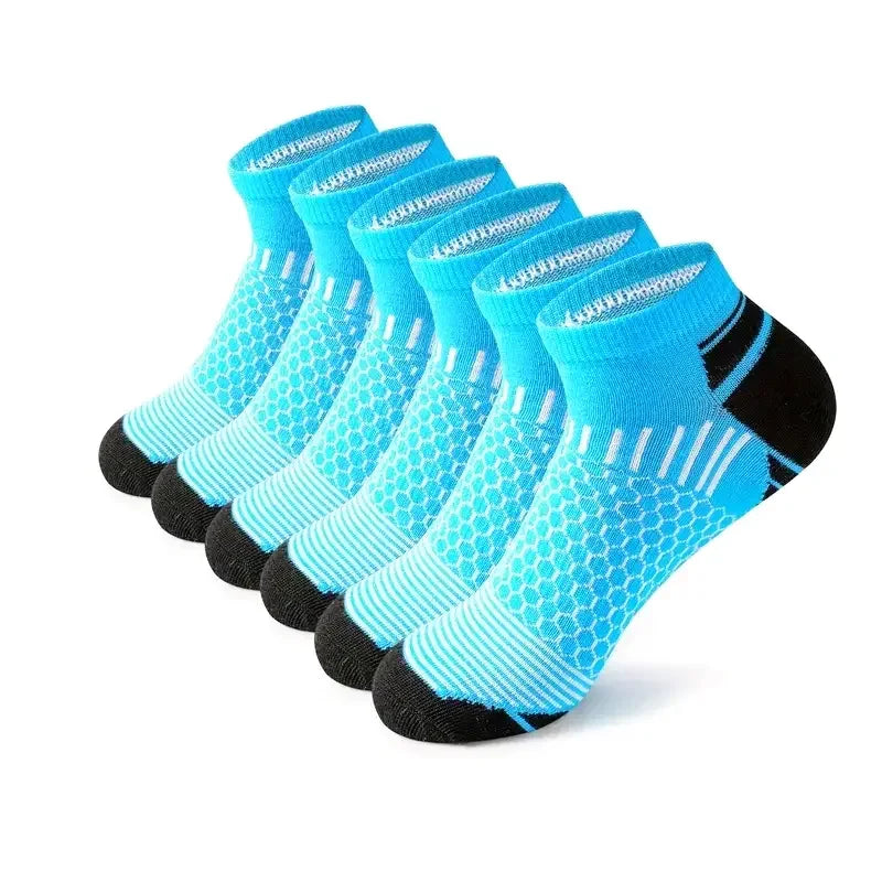 6 Pairs Men Moisture-Wicking Breathable, Sports Socks
