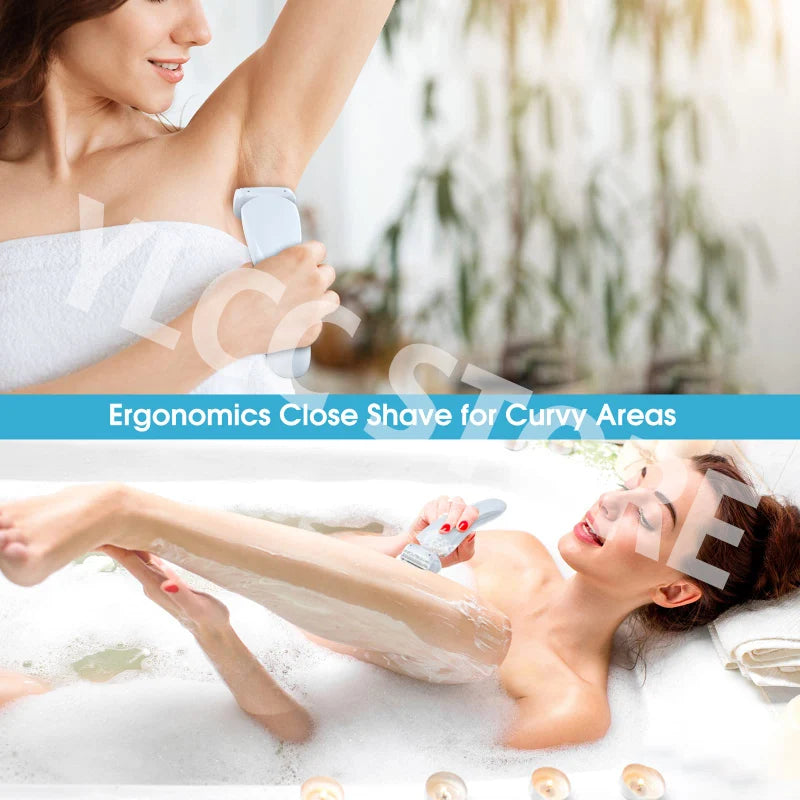 Women’s Waterproof Electric Razor Hair Remover