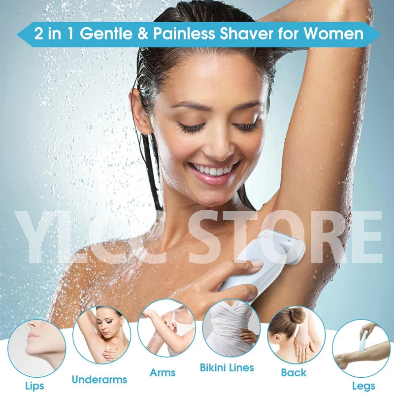 Women’s Waterproof Electric Razor Hair Remover