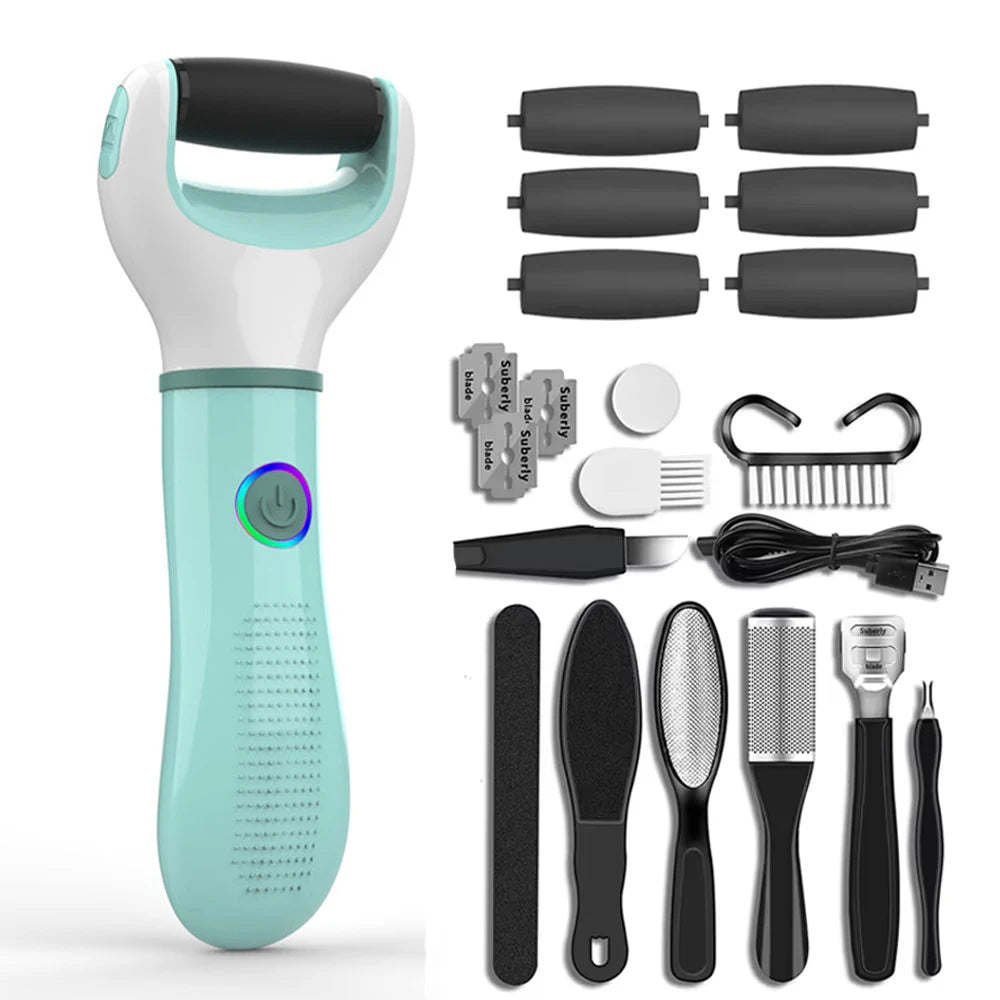 Electric Foot File, Callus Remover, Heel Care, Pedicure Tool.