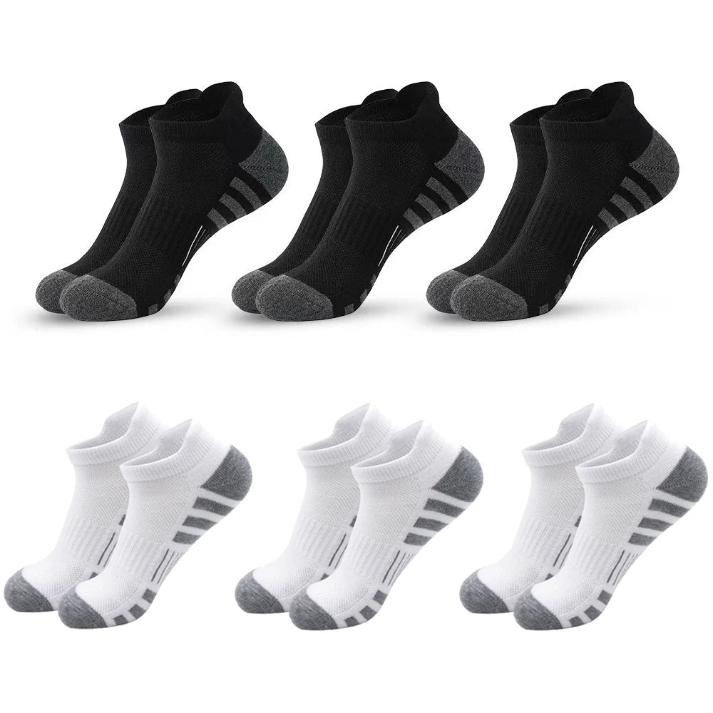 Ankle Sports Socks, Cushioned, Breathable, Unisex,