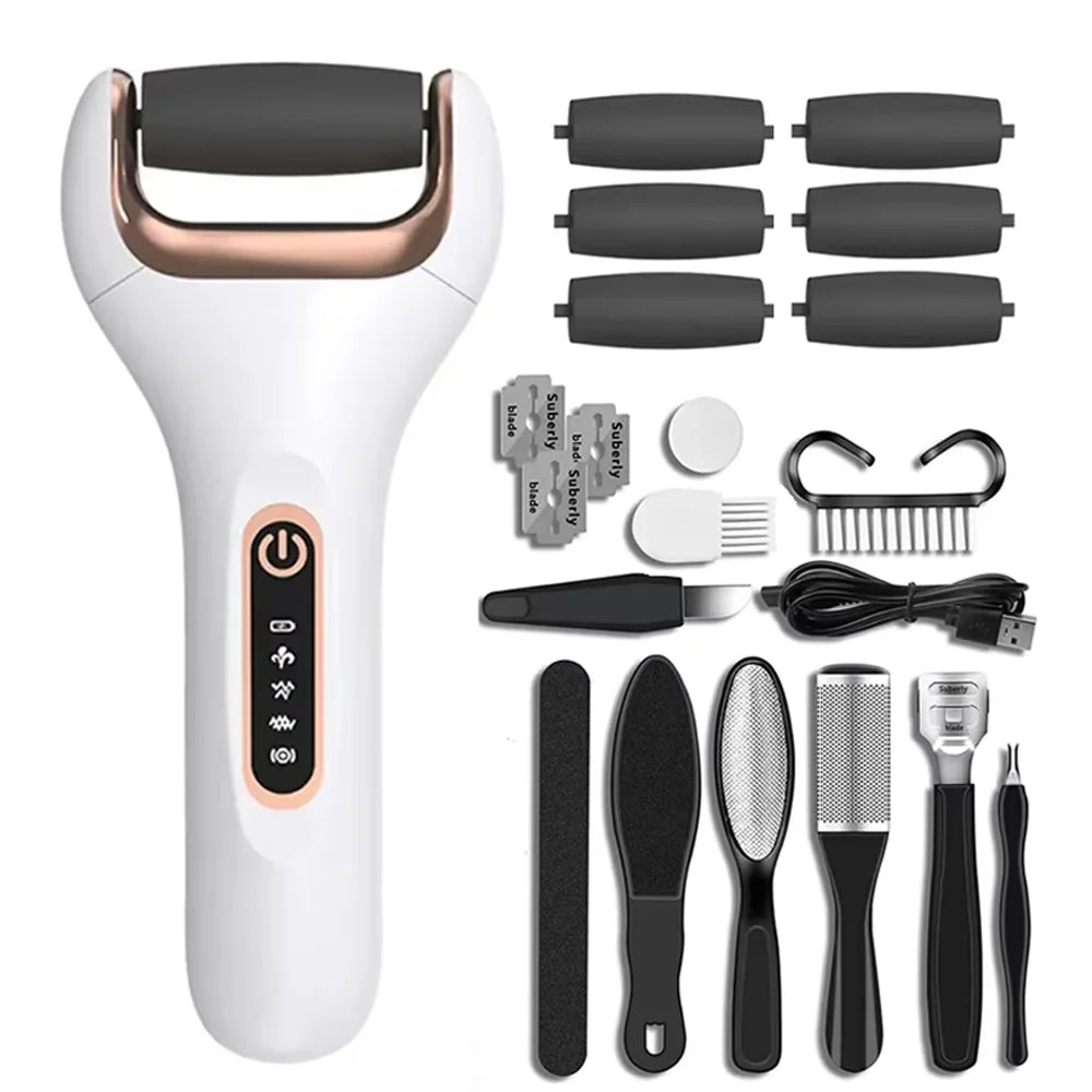 Electric Foot File, Callus Remover, Heel Care, Pedicure Tool.