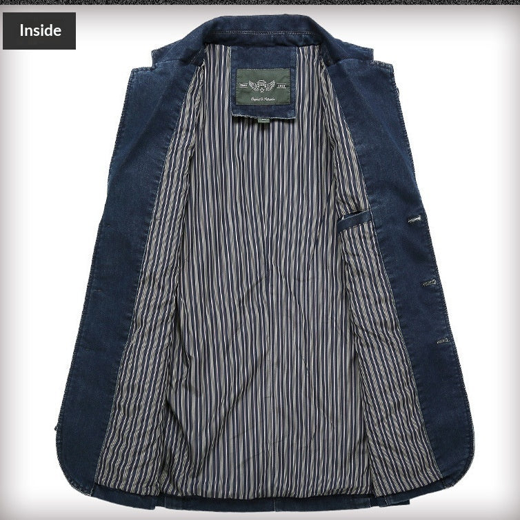 Casual Loose Large Size Youth Denim Suit Jacket